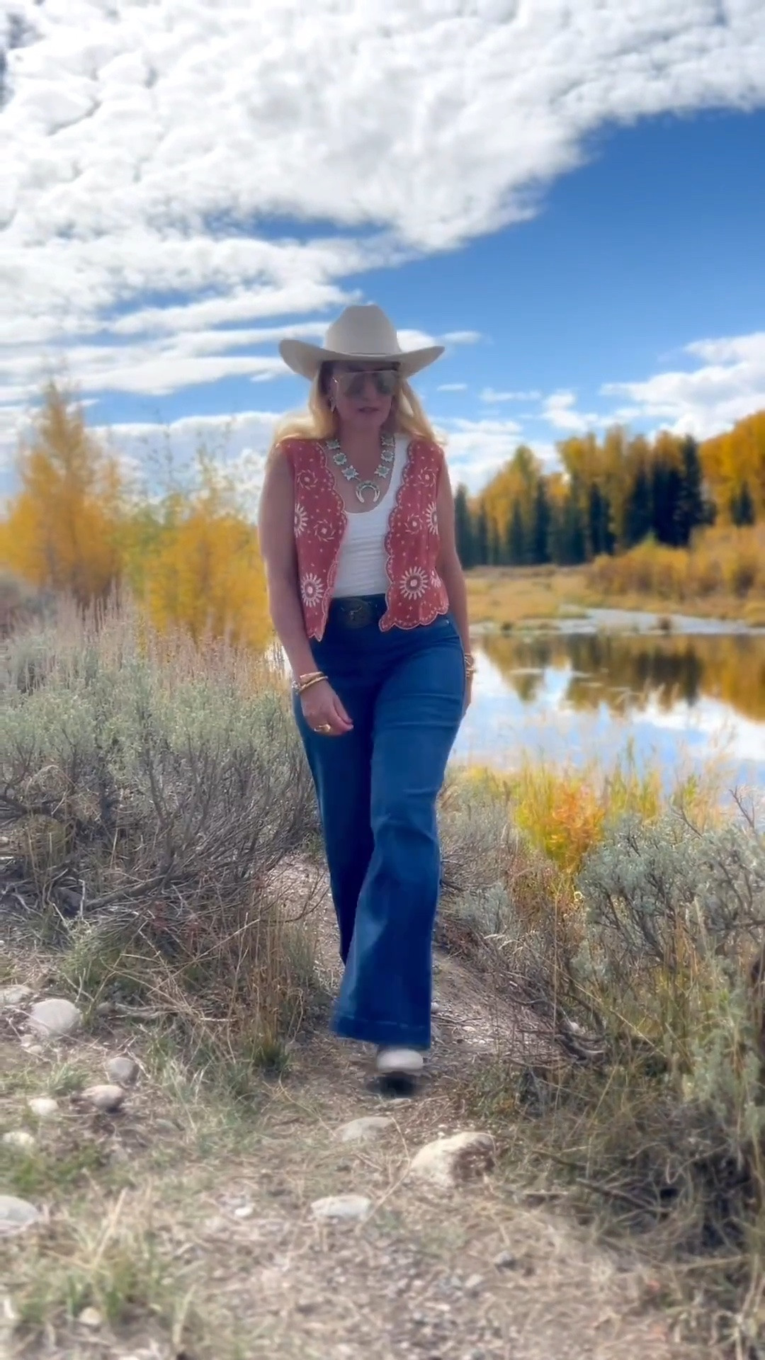 🤠WESTERN OUTFIT for women! What do you think? YES or No? Let me know! I think it’s perfect for Jackson Hole, Wyoming, a Texas Rodeo or a Nashville Country Concert. Hee Haw! 

Wearing a large tank and vest. Wearing a large in the Spanx pull on denim leggings. Add a cowboy hat to give it that western flare!

Western Outfits Women I Nashville Outfits for Women I Country Concert Outfit

Taylor swift concert outfit ideas I texas rodeo outfit | rave outfits festivals | rodeo outfits for women | houston rodeo outfits for women | rodeo outfit | nashville outfits spring | texas rodeo outfits | all fringe outfit | denim on denim outfit | fringe on fringe | country concert outfit | country concert outfit ideas | country concert outfits | country concert outfit ideas winter | rodeo outfit | rodeo outfit ideas | western glam outfit | rodeo outfits for women | rodeo outfits winter | cowgirl outfit | rodeo outfits | western outfits | western outfits women | country glam outfit | nashville outfit | nashville outfits | rodeo outfits for women | nashville outfits for women | country concert outfit | country concert outfits


#westernfashion #westernstyle #westernwear #westernglam #westernoutfits #countryconcert #countryconcertoutfit #rodeo #rodeofashion #rodeotok #rodeohouston #cowgirl #cowgirlboots #cowboyhat #cowboyhats #nashville #nashvilleoutfit #countryoutfit #countrygirls #fallfashion #falltrends

#LTKSeasonal #LTKOver40 #LTKTravel #LTKgrwm #LTKootd #LTKMidsize #LTKWorkwear #LTKvlog