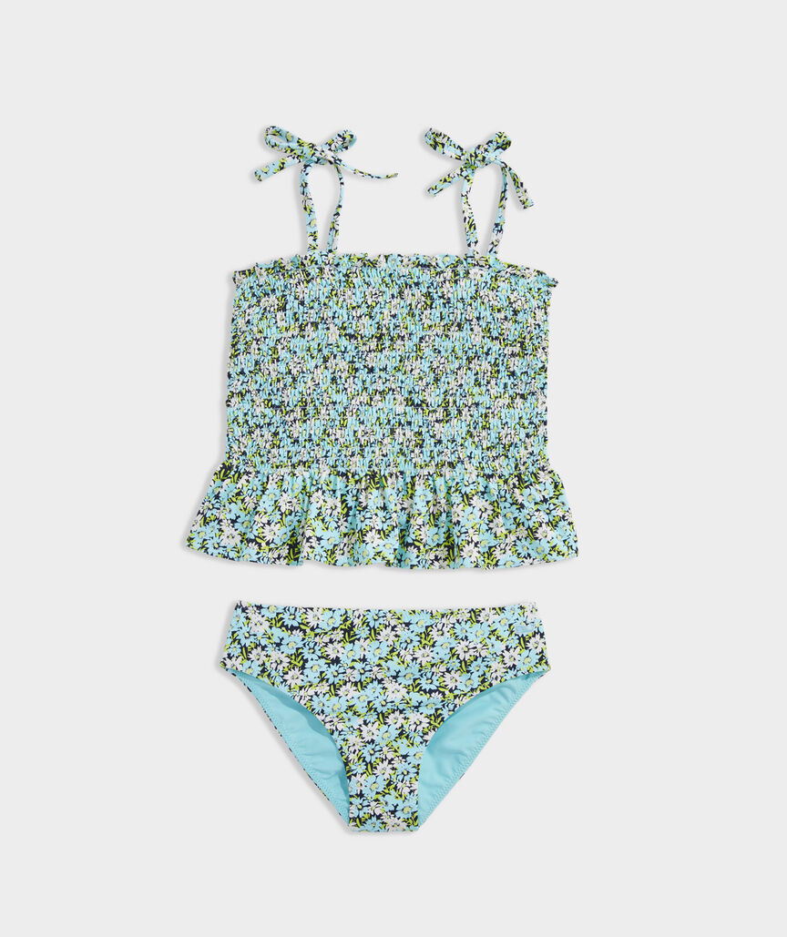 Girls' Smocked Tankini | vineyard vines