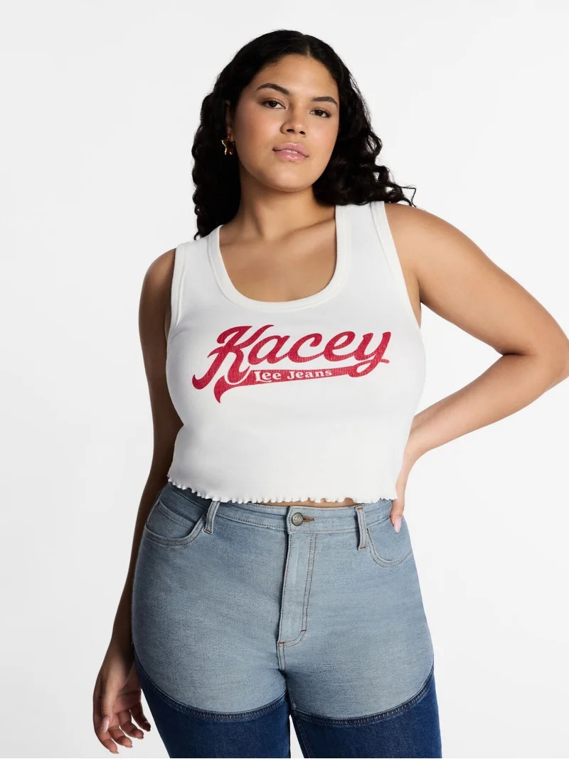 Kacey Lee Women's Graphic Cutaway Tank Top, Sizes XS-XXL | Walmart (US)