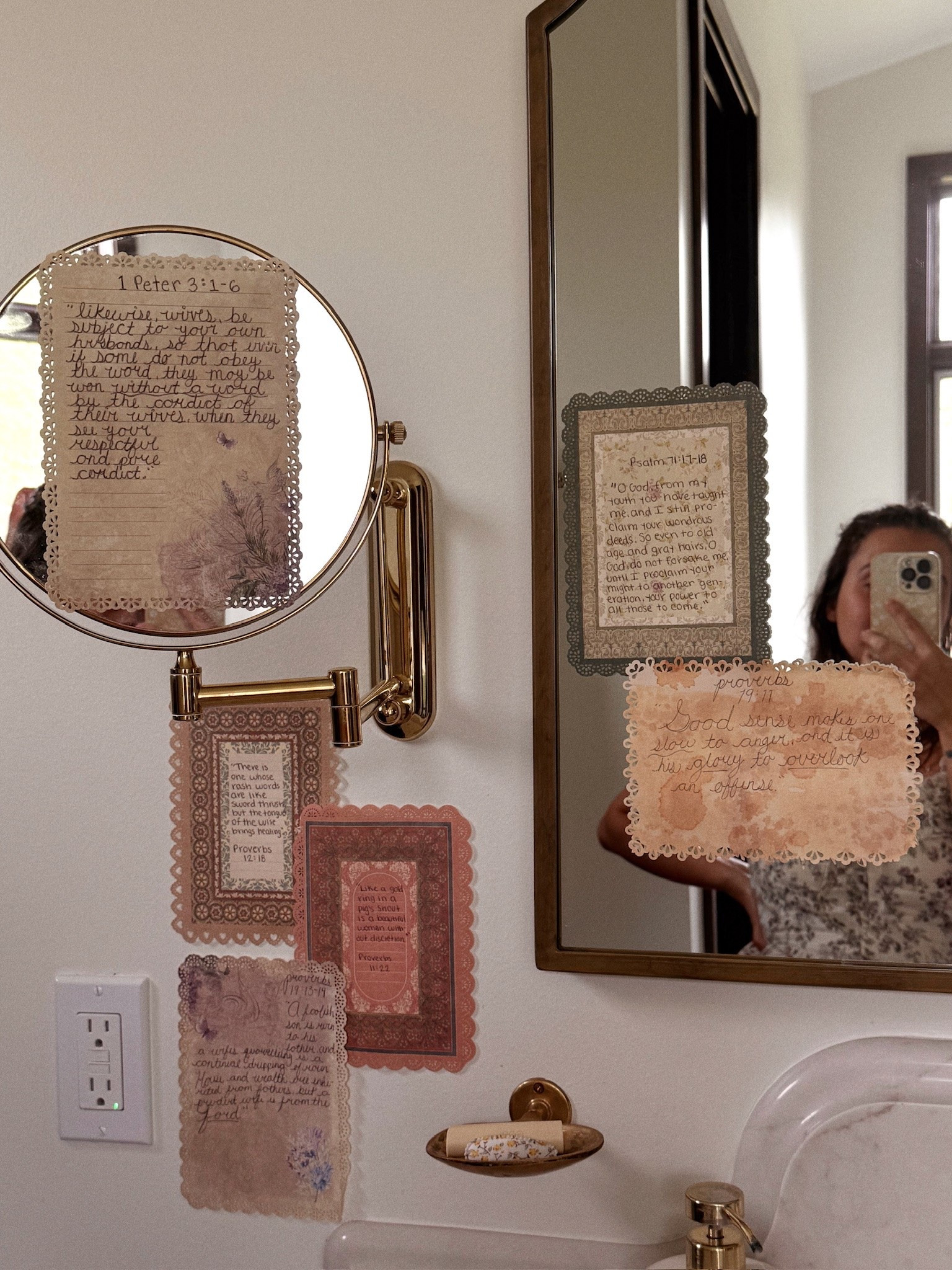 The Holy Spirit promoted me to write scripture all over my home. It’s changed my life. “Write them on the doorframes of your houses and on your gates.” ‭‭Deuteronomy‬ ‭6‬:‭9‬ ‭ Linked is my favorite paper to write scripture!

#LTKmomlife #LTKdayinmylife #LTKHome
