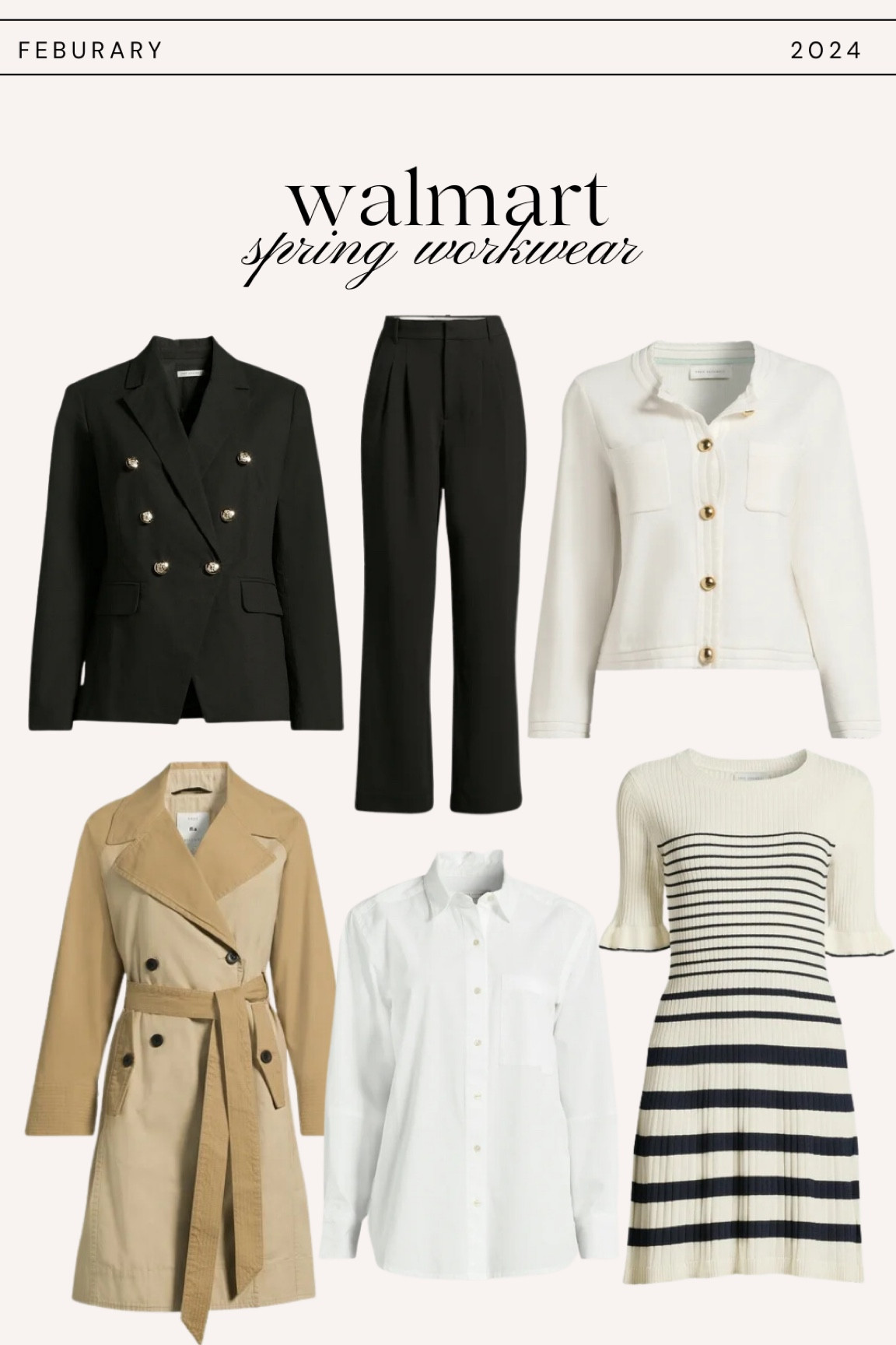 Found some of the best spring capsule pieces at Walmart for under $50!! I placed an order so will do a review but I couldn’t wait to share! I got my regular sizing in everything and will let you know how it turns out!

#LTKSeasonal #LTKfindsunder50 #LTKworkwear