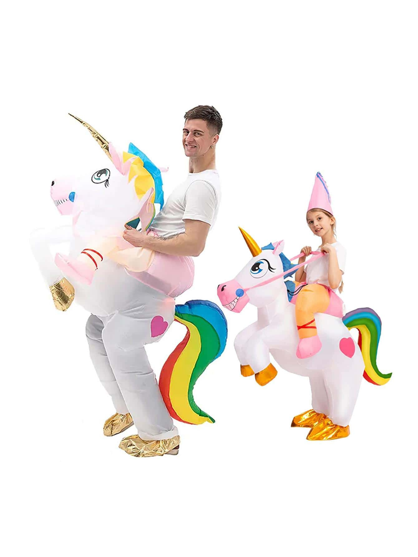 1pc Cartoon Unicorn Design Party Inflatable Costume | SHEIN
