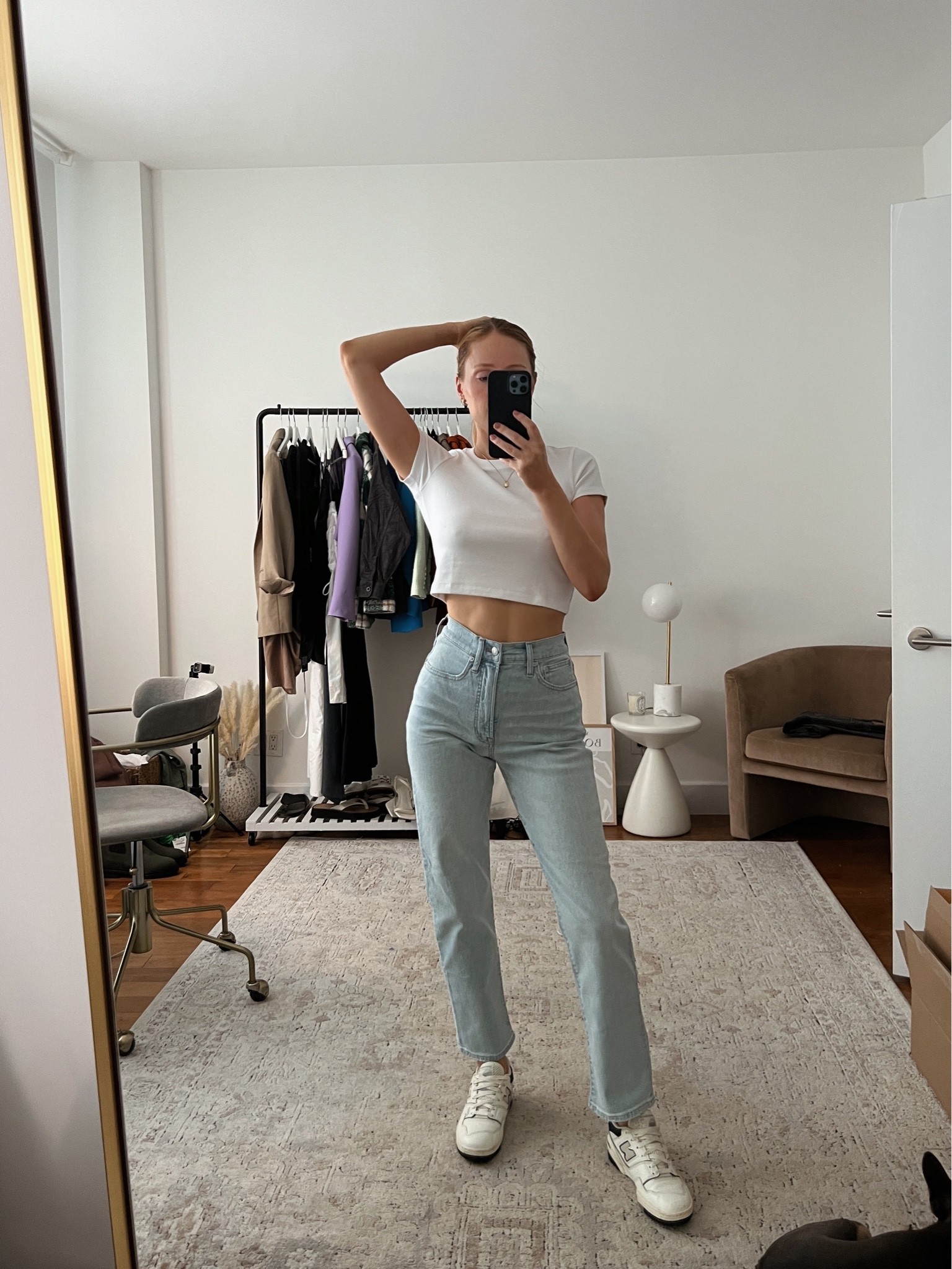 Madewell the perfect vintage straight jeans, this super light wash color is very on trend (think 90’s style!). These are drastically on sale atm 

#LTKunder50 #LTKunder100 #LTKsalealert