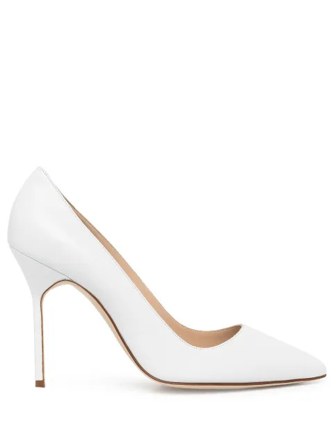 Manolo Blahnik 105mm pointed-toe Pumps - Farfetch | Farfetch Global