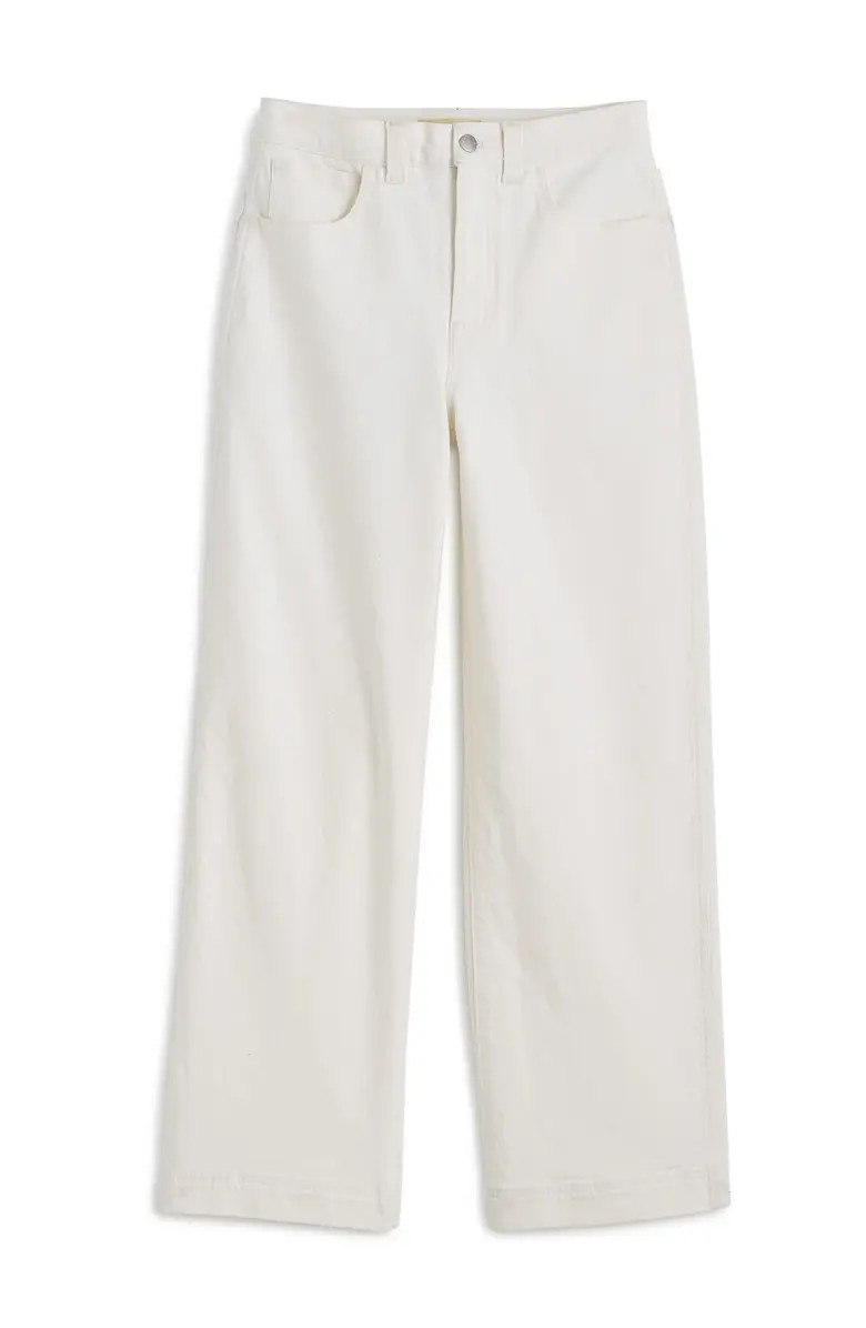 Madewell The Perfect Vintage Wide Leg Crop Jean | Nordstrom | Nordstrom