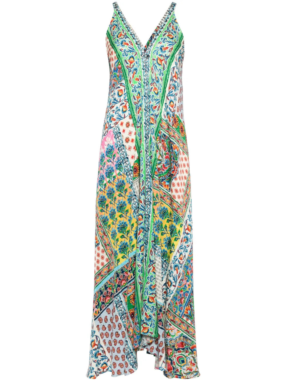 Johnny Was Diskana Eva dress - Neutrals | Farfetch Global