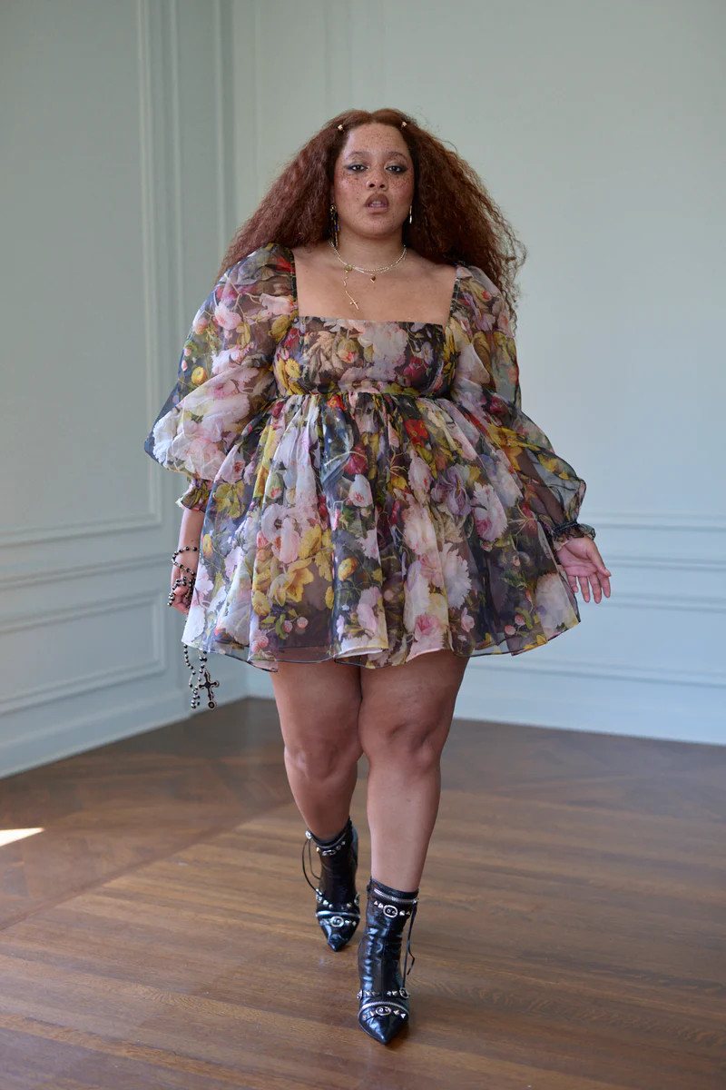 Fête des Fleurs Puff Dress | Selkie Collection