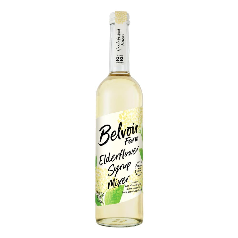 BELVOIR FRUIT FARMS Elderflower Syrup Mixer, 500ml (Pack of 1) | Refreshing Botanical Drink Mix |... | Amazon (US)