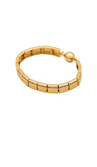 The Cruz Link Bracelet in Gold | Revolve Clothing (Global)