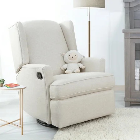 Karla Dubois Hemingway Wingback Recliner, Canvas | Walmart (US)