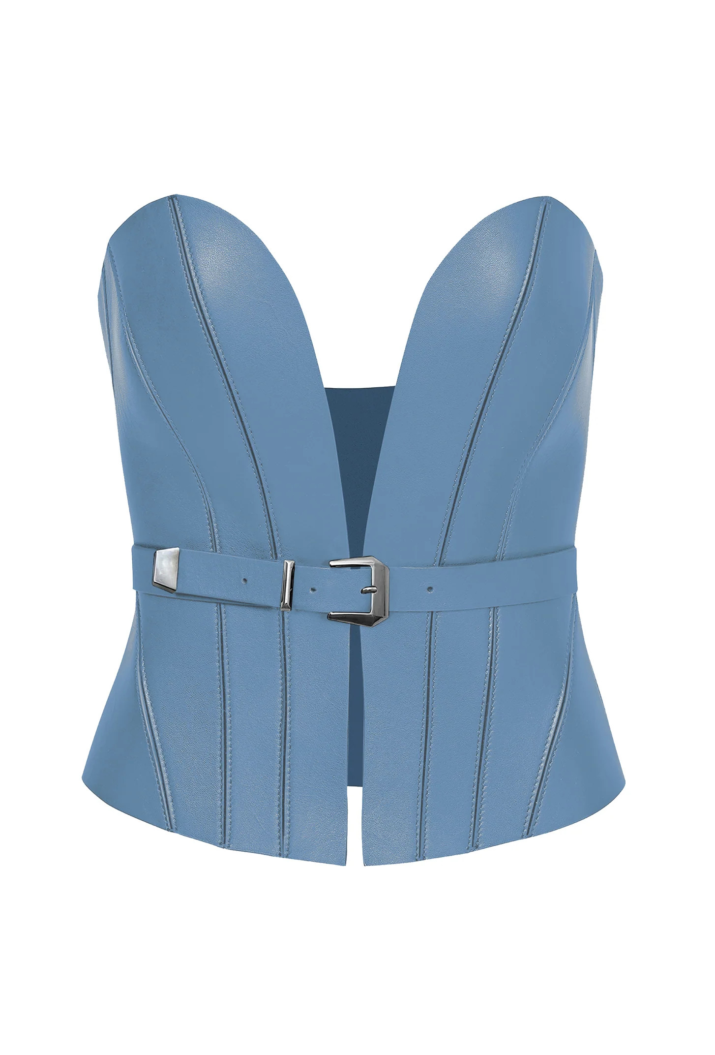 BIA CORSET - AZURE BLUE | PRITCH London