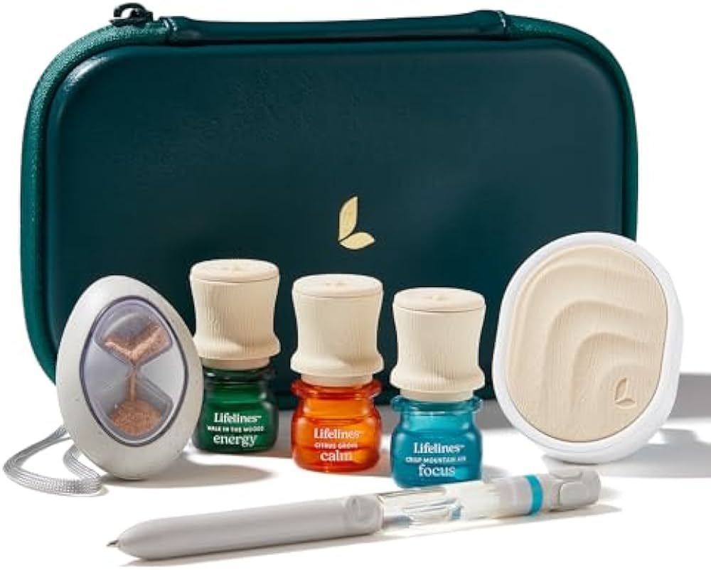 Sensory Essentials Travel Set, Includes Pen Diffuser, Grounding Stone Fidget, Everyday Diffuser, ... | Amazon (US)