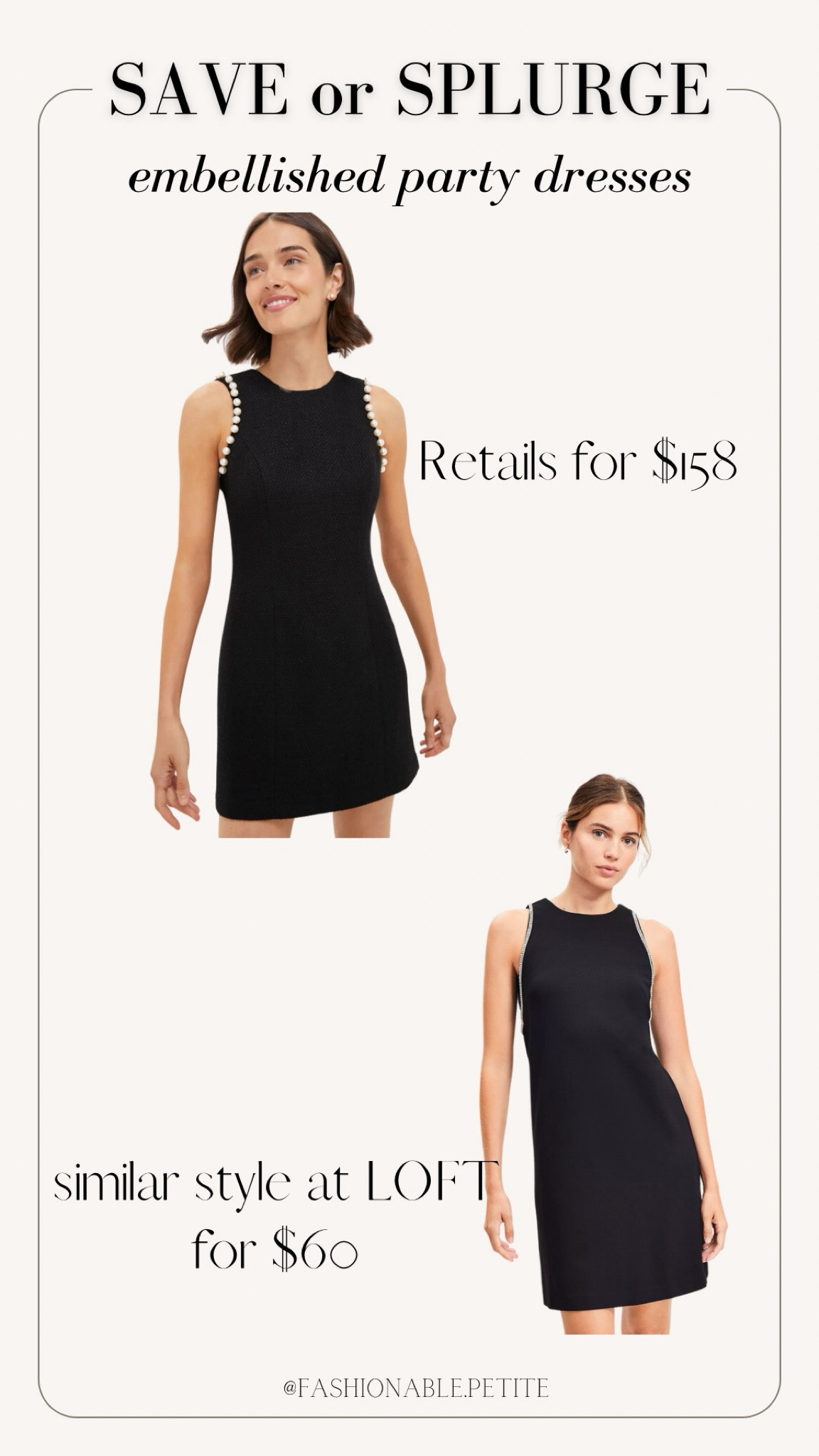 Similar embellished party dresses from Tuckernuck and LOFT!
Holiday party, party dress, party outfit, black dresses, Christmas party, festive outfit 

#LTKHoliday #LTKCyberWeek