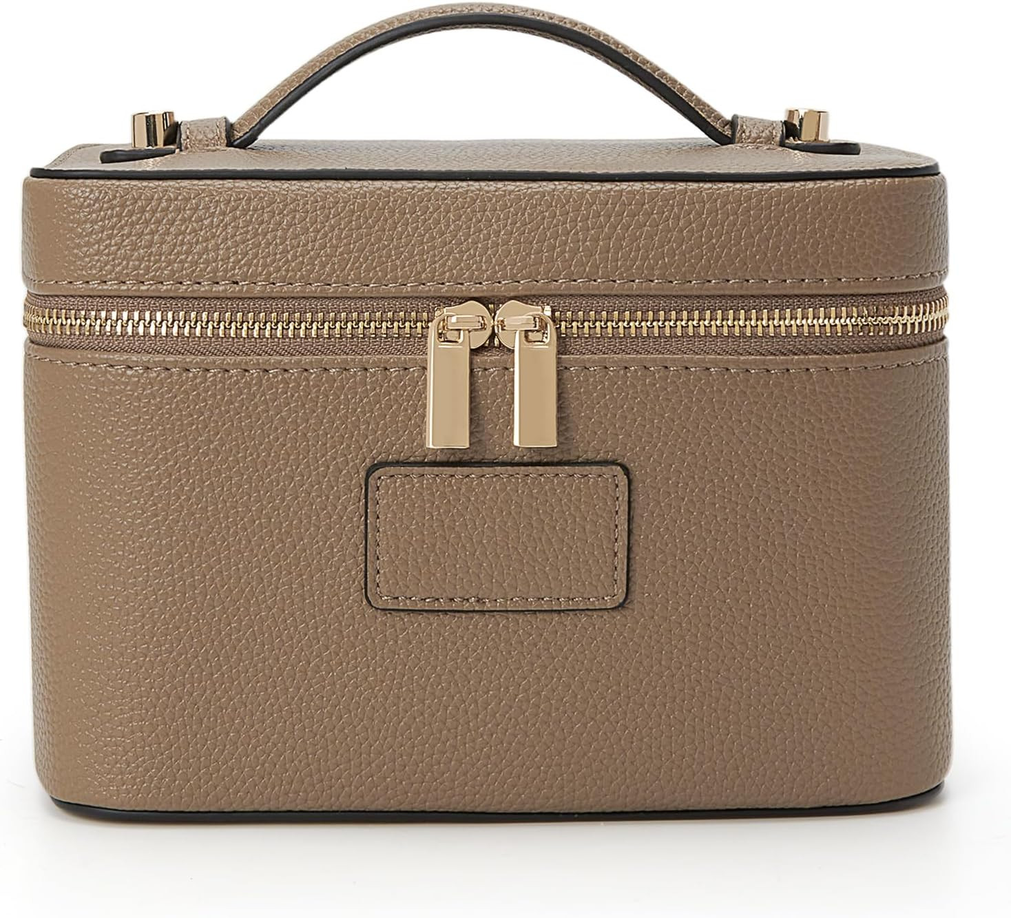 Makeup Bag Vanity Case for Women Leather Cosmetic Bag Travel Toiletry Bags Portable Makeup Organi... | Amazon (US)