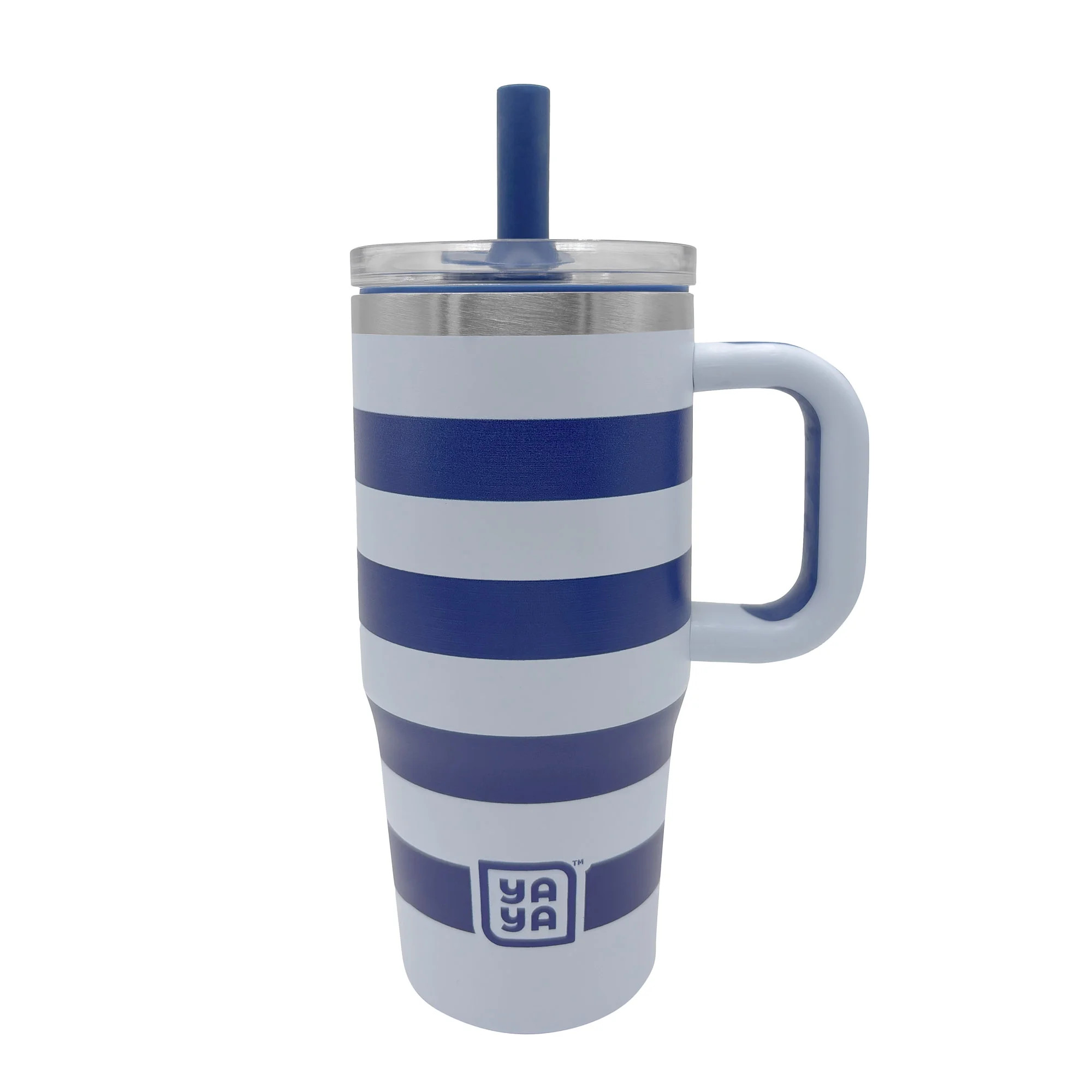 YAYA My First Travel Tumbler for Toddlers 3+ with Reusable Straw and Spill-Safe Lid, 12oz, Blue S... | Walmart (US)