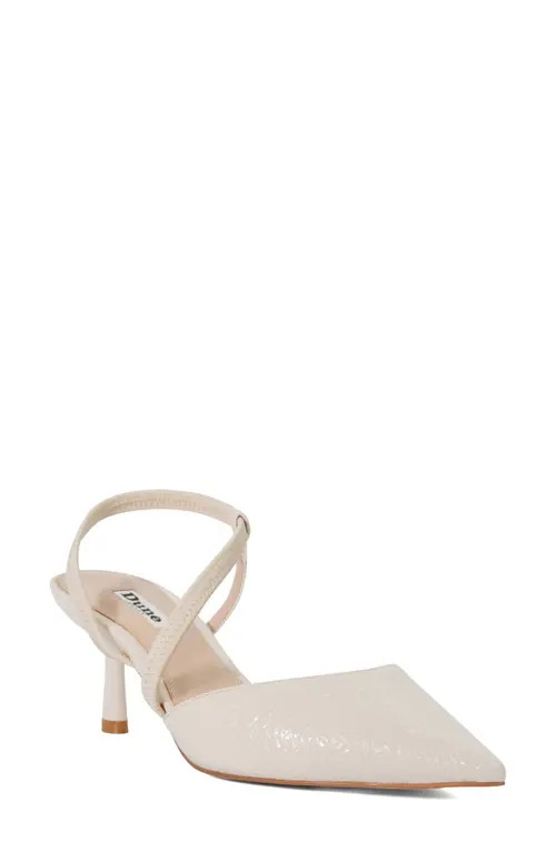 Dune London Citrus Pointed Toe Pump in Ecru at Nordstrom, Size 11Us | Nordstrom