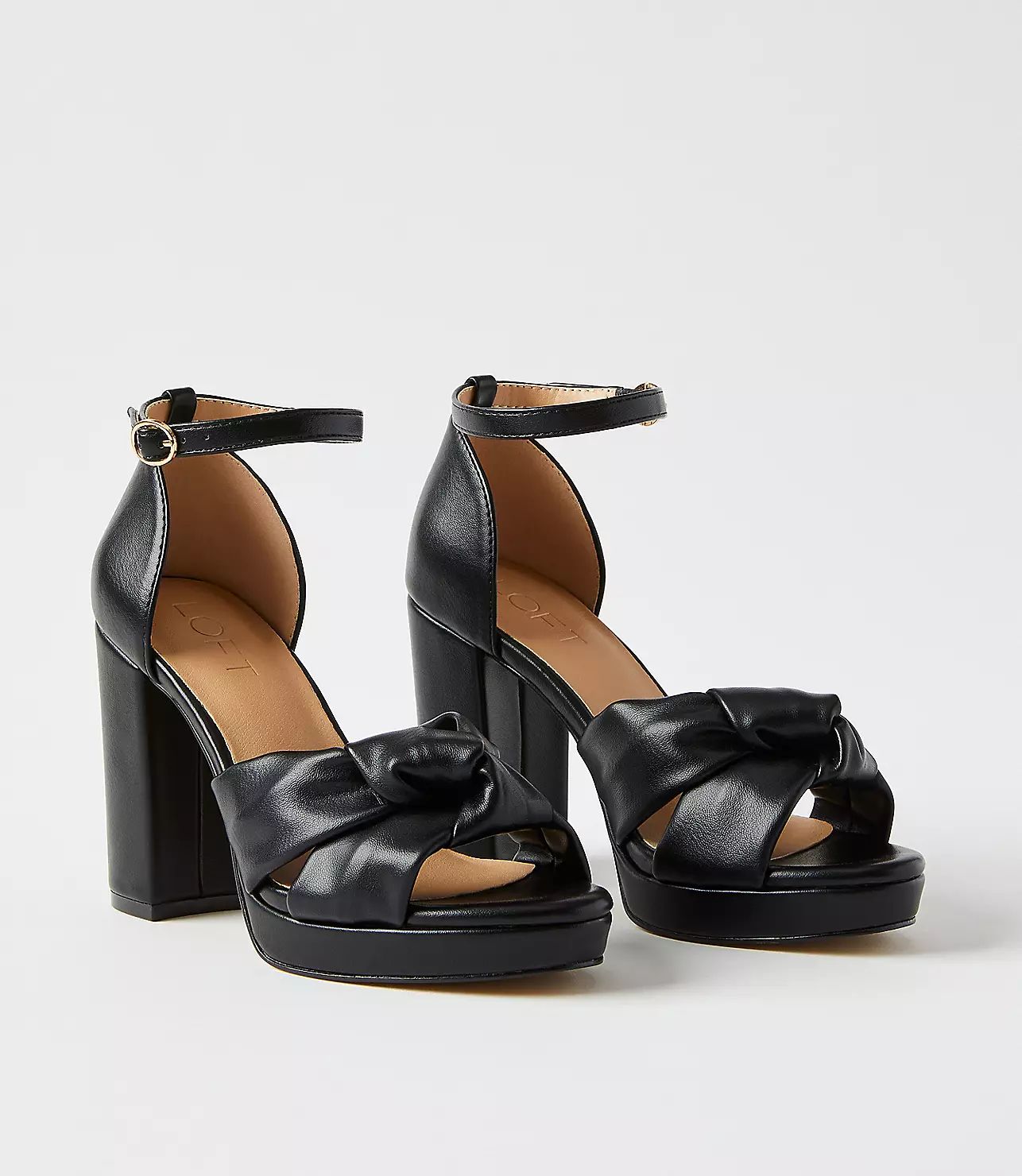 Top Knot Platform Heels | LOFT