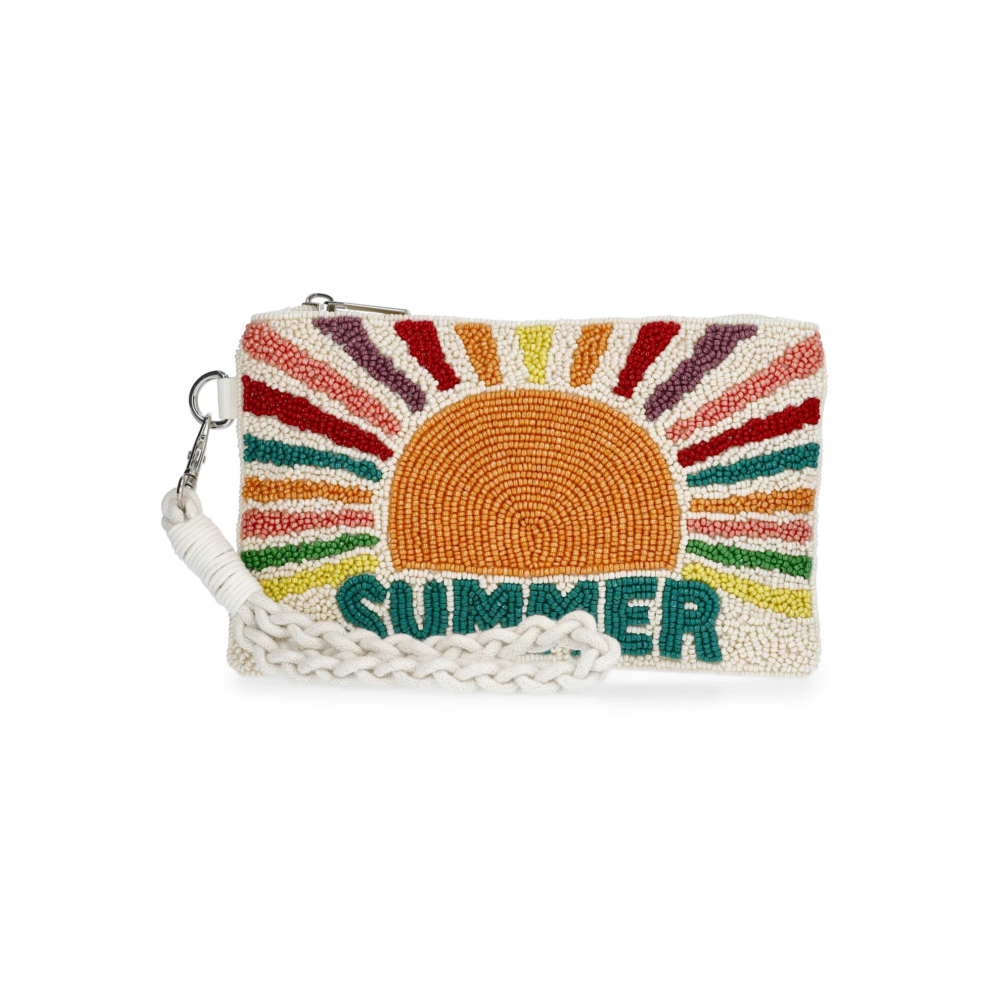 No Boundaries Women's Beaded Summer Wristlet, Multi | Walmart (US)