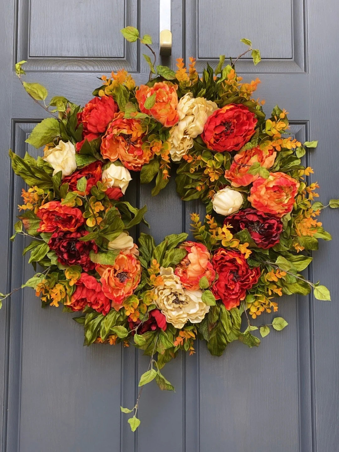 Fall wreath - Thanksgiving wreath - Fall Harvest wreath - Autumn wreath- sunset on summer | Etsy (US)