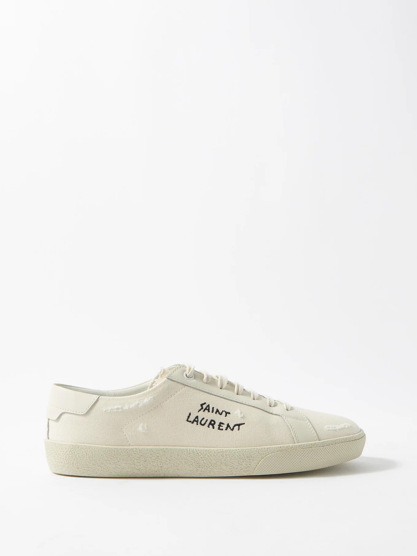 Court Classic canvas trainers | Saint Laurent | Matches (UK)