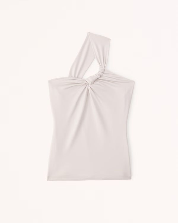 Women's Sleek Seamless Fabric One-Shoulder Twist Top | Women's Tops | Abercrombie.com | Abercrombie & Fitch (US)