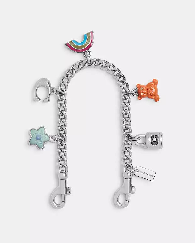 Silver Swagger Chain With Charms | Coach Outlet US