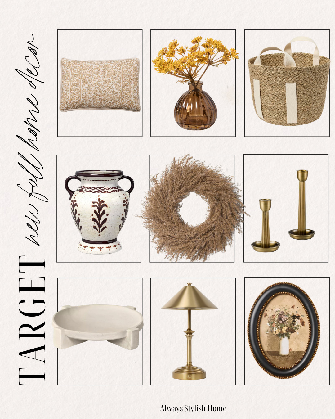 target early fall home decor. The tones on this new Target collection are gorgeous! The creams, browns and rusty orange. It feels so rich, textured and elegant. #target #targethome #studiomcgee

#LTKSeasonal#LTKHome 

 #LTKSeasonal #LTKHome