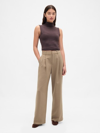 365 High Rise Pleated Trousers | Gap (US)