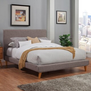 Porch & Den Hindon Dark Grey Upholstered Platform Bed - Kingbrand Porch & Den1 / 6SALEWas: $718... | Bed Bath & Beyond