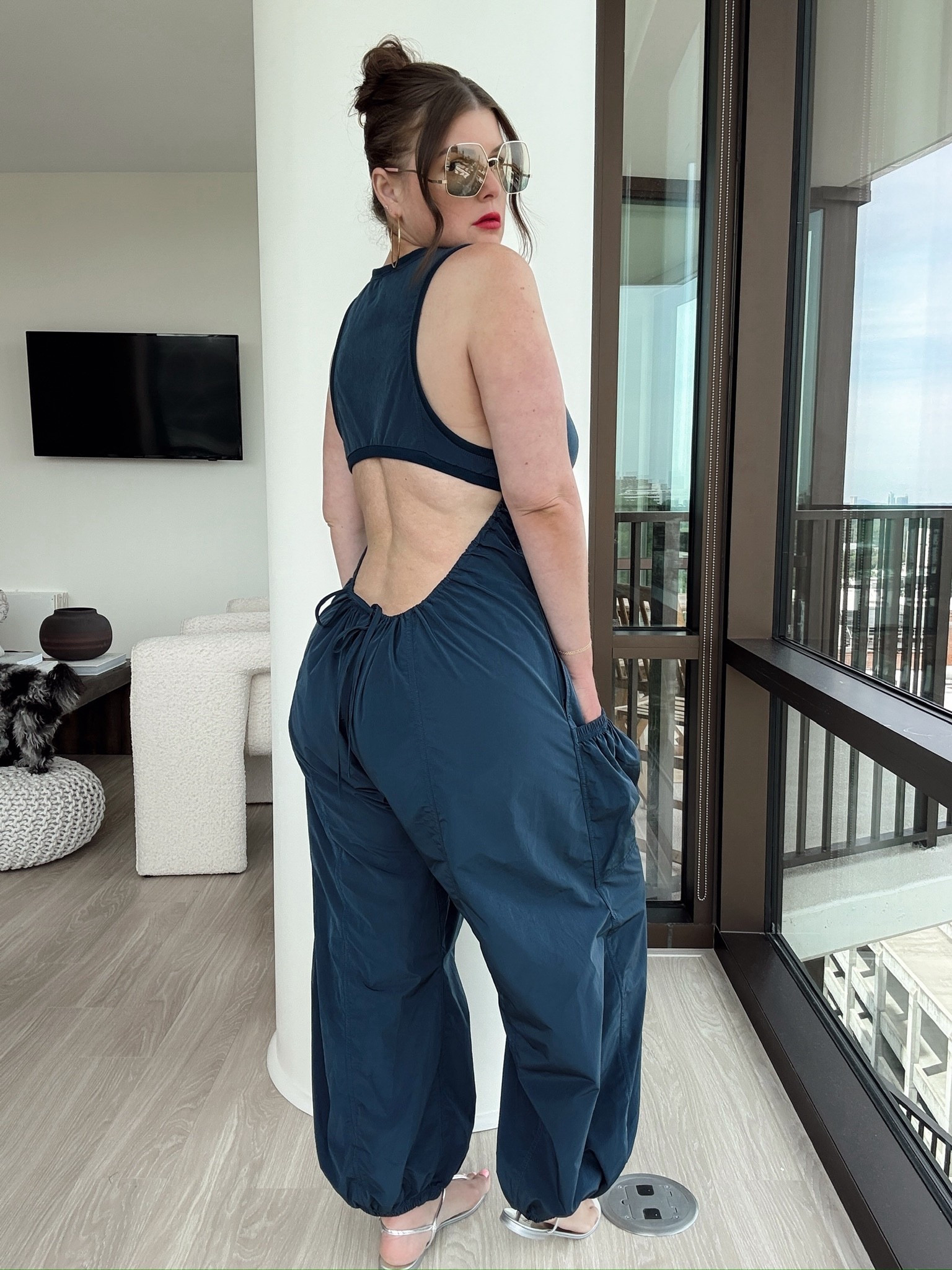 Spring outfit 
Jumpsuit 
Other colors available 

#LTKSeasonal #LTKootd