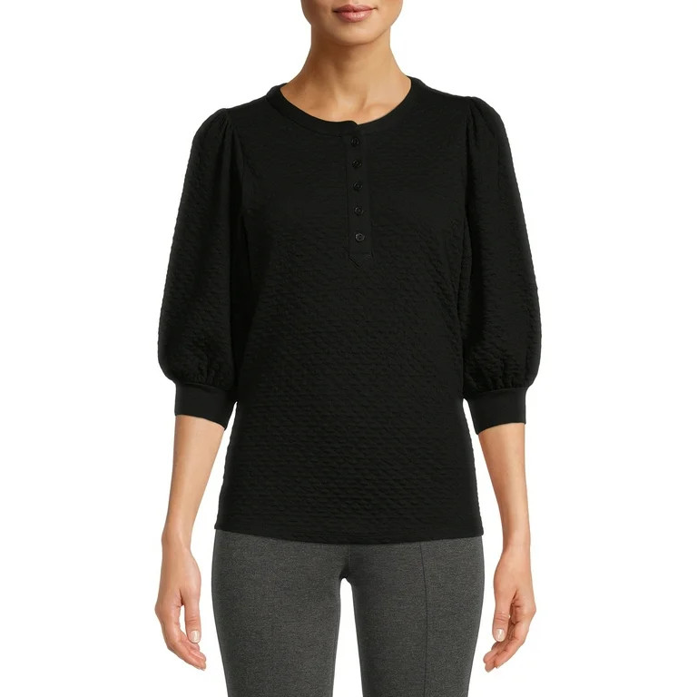 Time and Tru Women's Quilted Top - Walmart.com | Walmart (US)