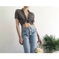 Levis 501 Denim / 24 / 25 / light wash / vintage / cropped / | Etsy (US)