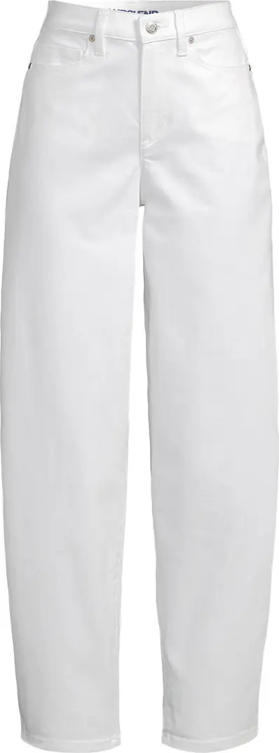 Lands' End Recover High Rise Barrel Leg Ankle Jeans | Nordstrom | Nordstrom