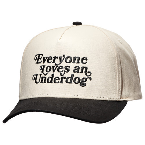 Deuce Deuce Everyone Loves An Underdog Curved Snapback - Adult Tan/Black Size One Size | Foot Locker (US)