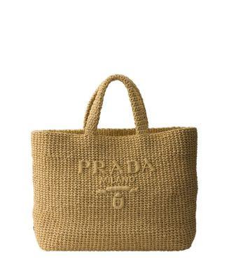 Prada Crochet Tote Bag | Bloomingdale's Handbags | Bloomingdale's (US)