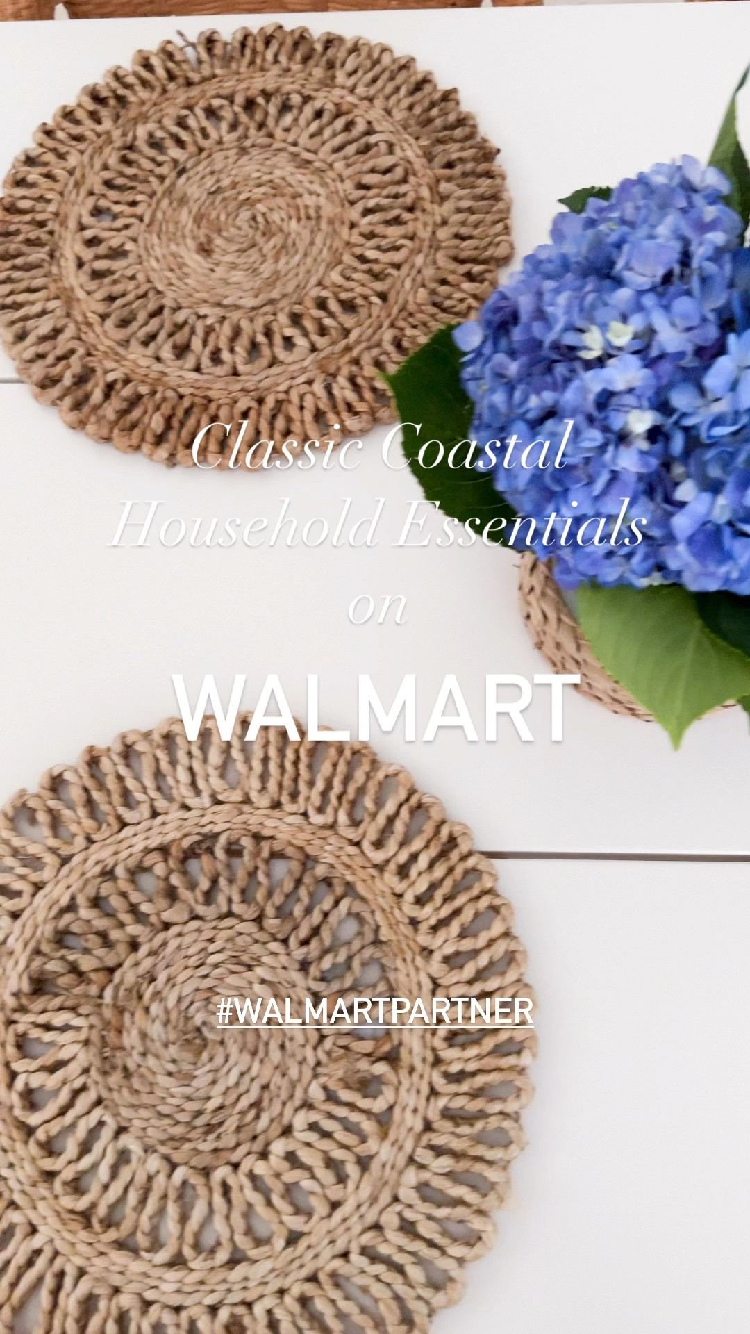 #WalmartPartner @walmart #walmart

Love these classic coastal Better Homes & Gardens household essentials I found on Walmart. 🌊

The hyacinth wrapped hurricane candle holders double as vases for your hydrangeas.

The woven jute placemats are perfect for everyday and special occasions. 

I absolutely LOVE the resin rattan serving caddy. It’s perfect for parties and small family get togethers. Everyone needs one of these! 

The gorgeous kitchen towels and blue rimmed Main Stay coffee mugs are the perfect additions for a cozy coastal kitchen.

Also love the hydrangea blue bath towel set and striped beach towel you can also wear as a coverup.  

#LTKStyleTip #LTKHome #LTKFindsUnder50