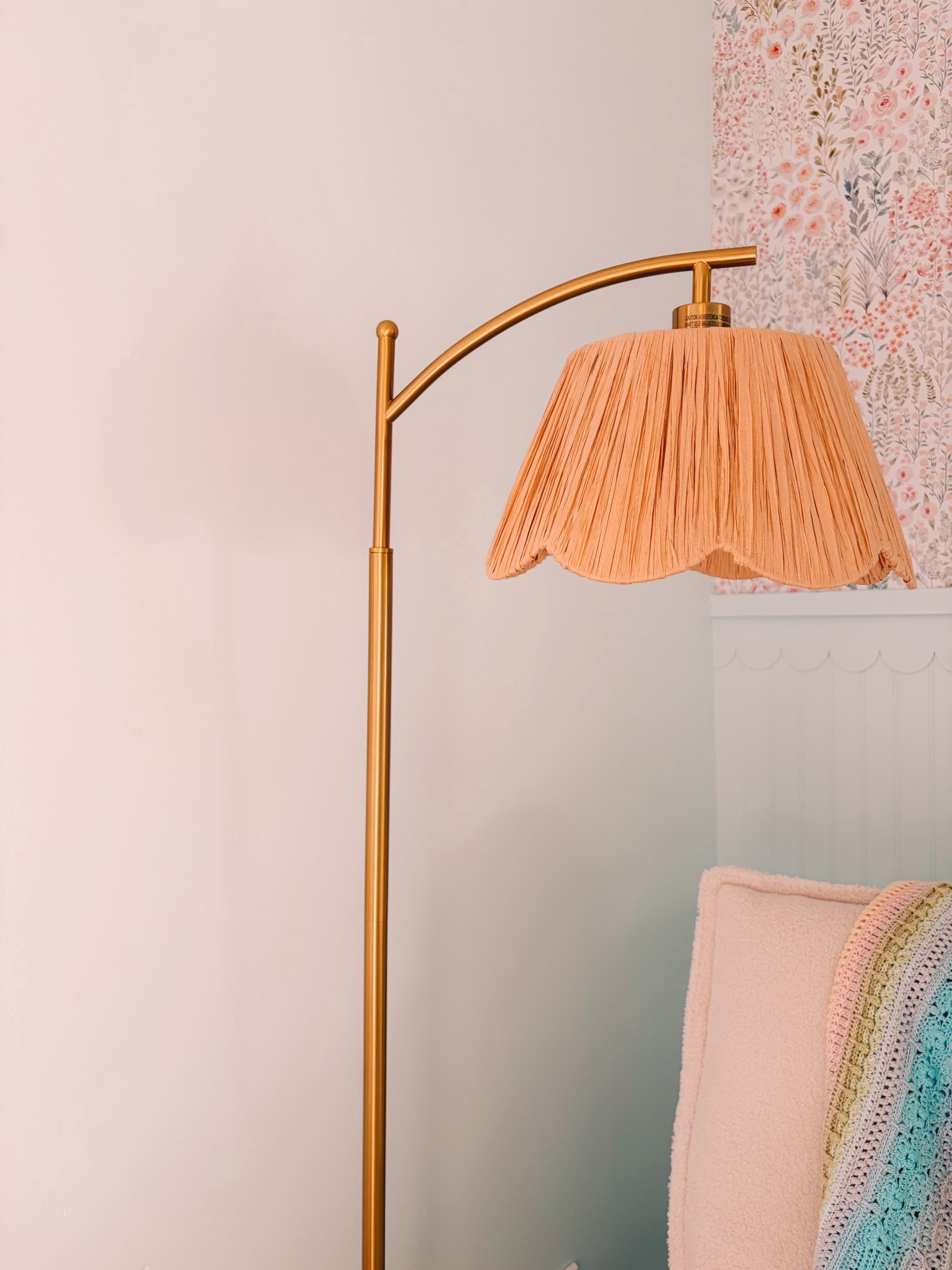Scalloped floor lamp less than $100!

#LTKKids #LTKHome #LTKBaby