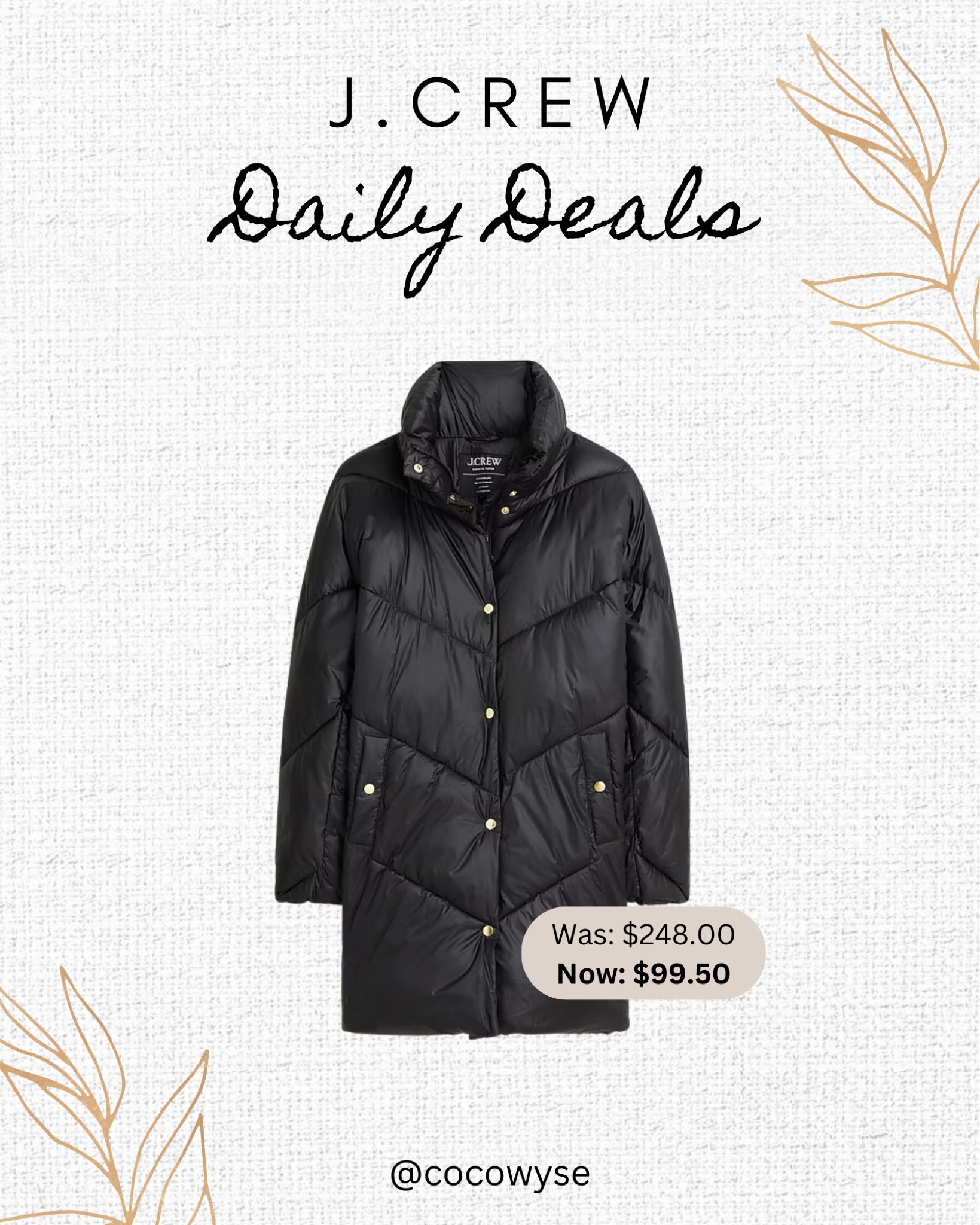 Daily Deal from J.Crew

#LTKHoliday #LTKSeasonal #LTKHolidaySale