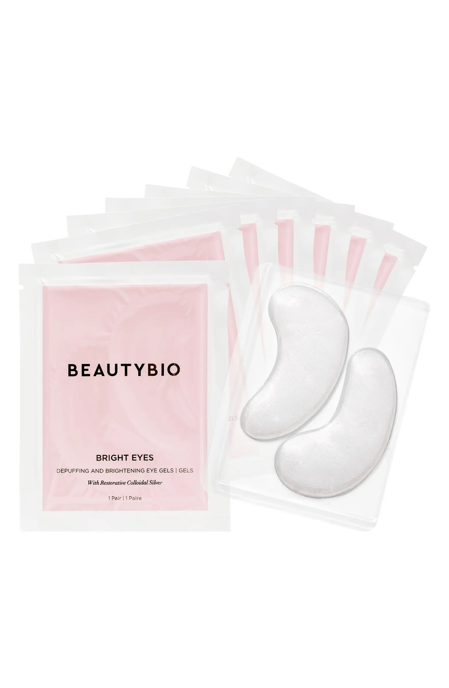 BeautyBio All Eyes On You Bright Eyes Collagen + Colloidal Silver Infused Eye Patches | Nordstrom | Nordstrom