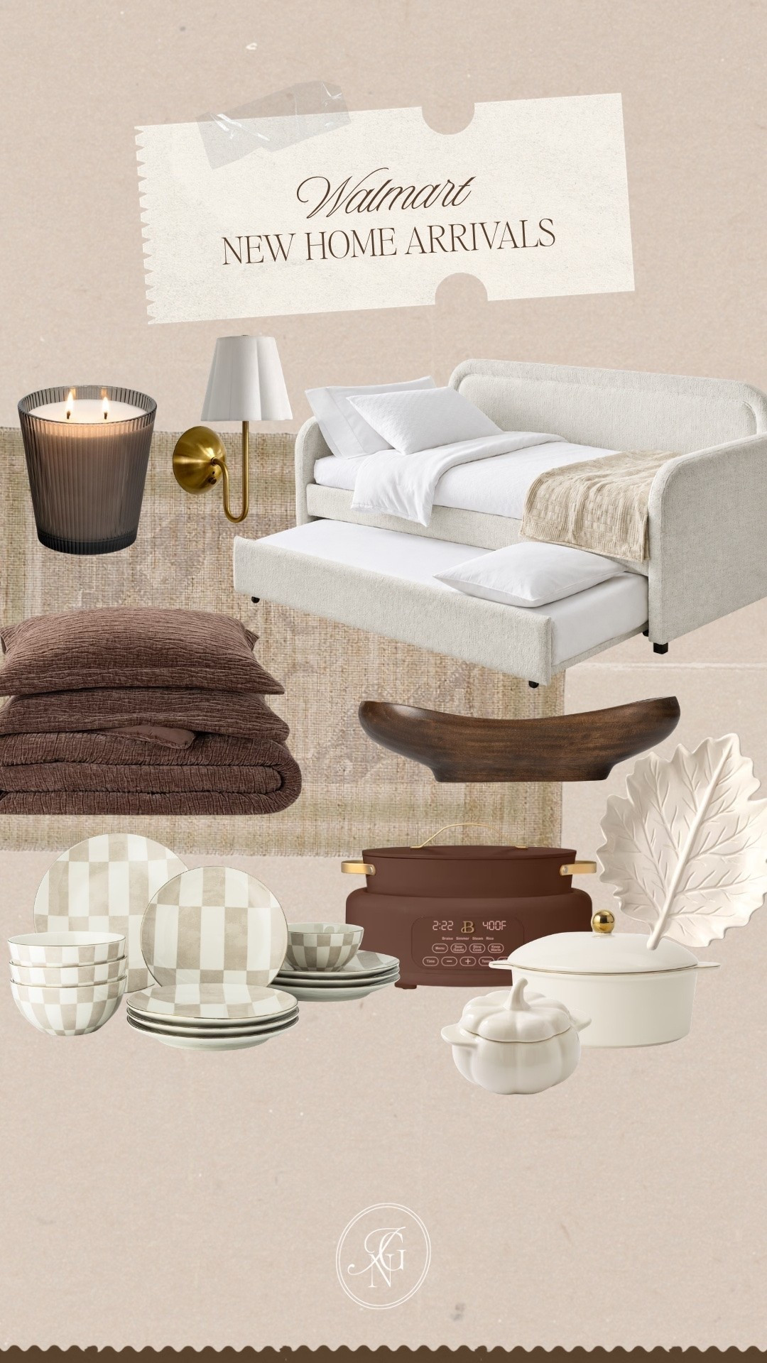 The latest Walmart finds I’m loving 🤎 this Juliet twin trundle? Obsessed!!! And so much new cuteness for fall 

#walmart #walmarthome #walmartfinds #bed #kitchenware #rug #sconce #candle #pumpkin #dinnerware #bedding

#LTKSeasonal #LTKSaleAlert #LTKHome