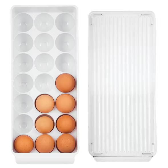 iDESIGN Fridge Binz Egg Holder Large Clear | Target