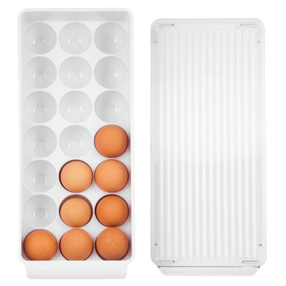 iDESIGN Fridge Binz Egg Holder Large Clear | Target