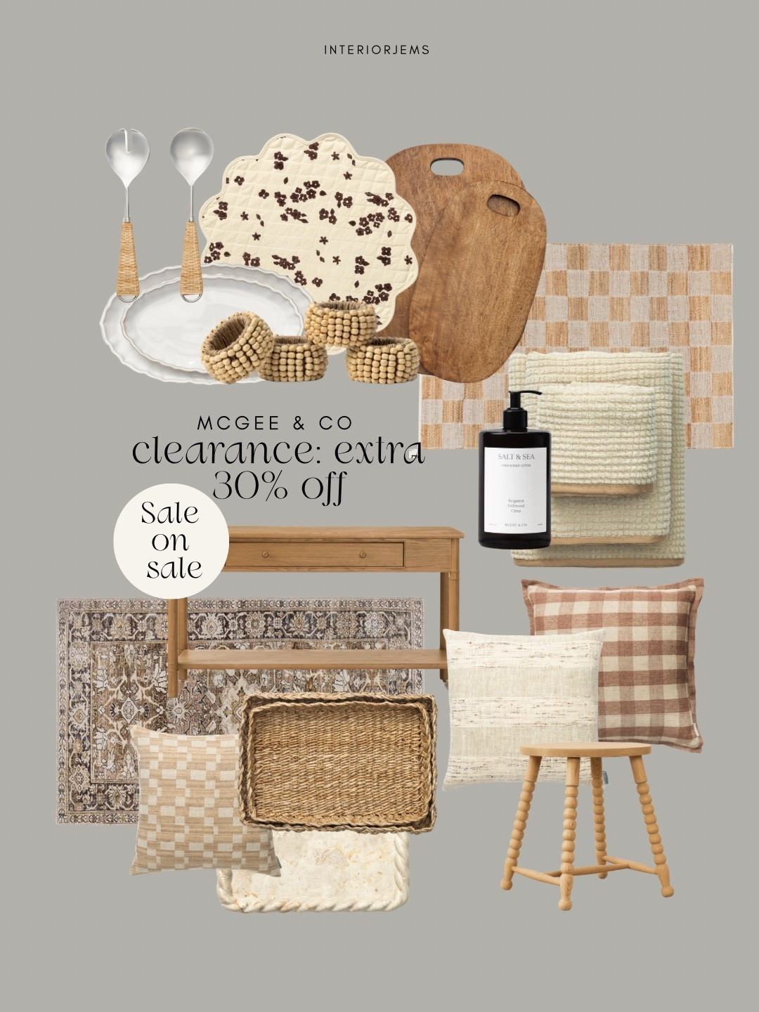 McGee and go Memorial Day clearance. Take a. Extra 30% off . Incredible savings on home, kitchen furniture and bath

#LTKSaleAlert #LTKHome