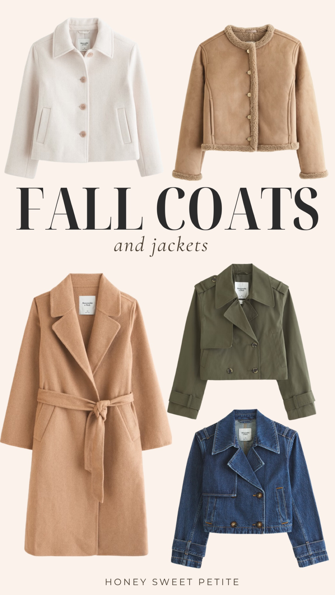 Fall coats and Jackets

Fall apparel
Fall coats
Jackets
Trench coats 
Short jackets

#LTKStyleTip #LTKSeasonal #LTKFallSale