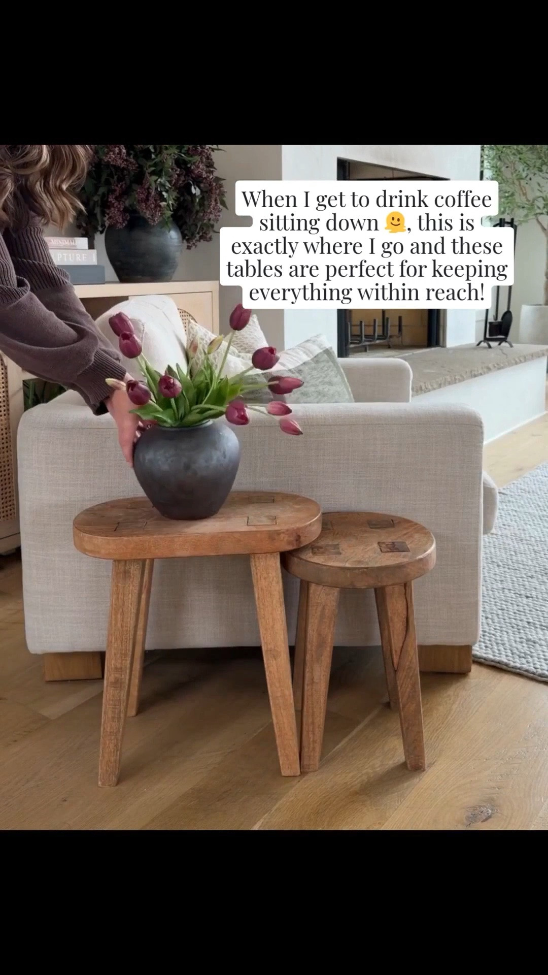 A simple wood stool is one of those pieces that works beautifully just about anywhere. 🤎

I love how versatile this one is — use it as a side table, extra seating, a plant stand, or even a little spot to display candles, books, and decor.

Its timeless design adds warmth and texture without overwhelming the space, making it an easy piece to move from room to room. Sometimes the simplest finds are the ones you end up using the most. ✨

#LTKHome #LTKmomlife #LTKdayinmylife