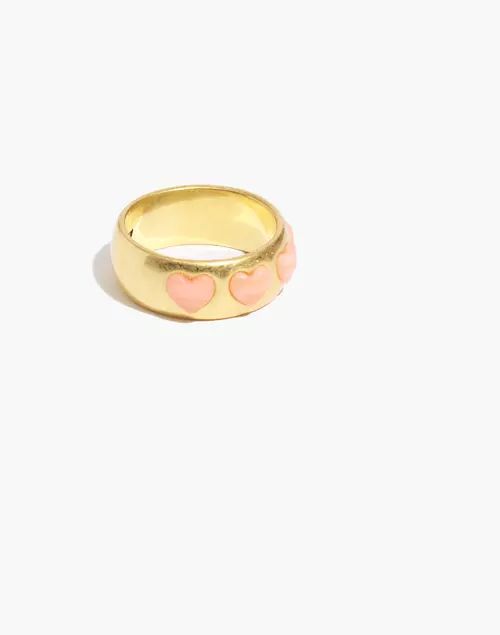 Stone Heart Band Ring | Madewell