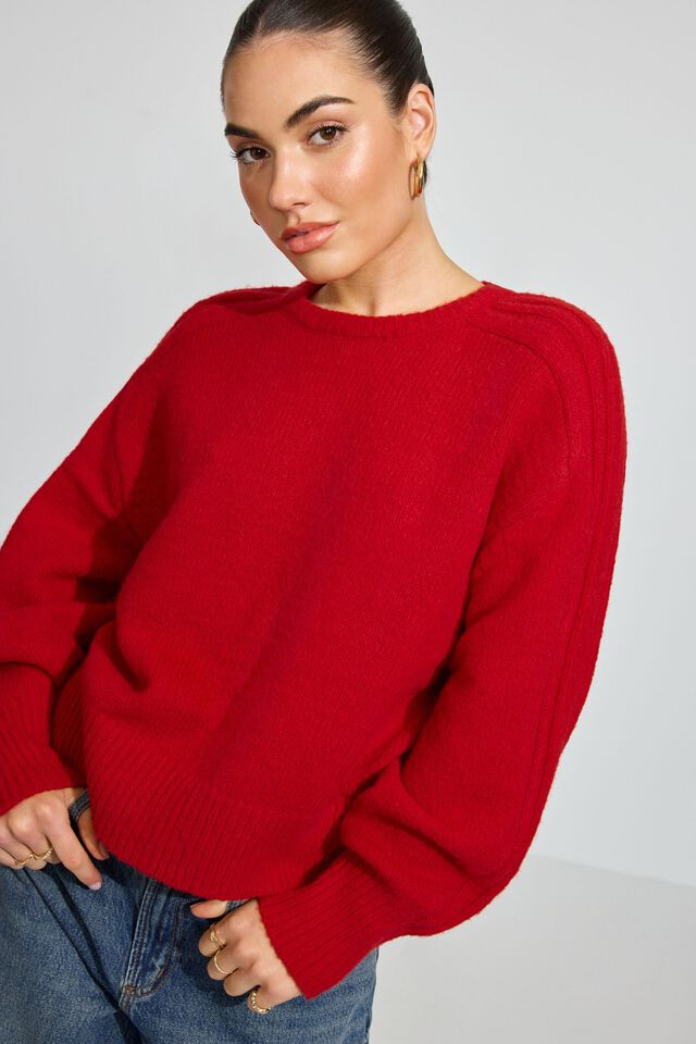 Spongy Loose Crewneck Sweater | Garage Clothing