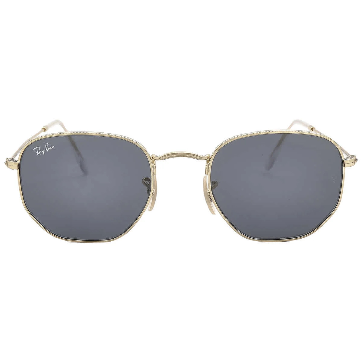 Ray Ban Hexagonal Flat Lens Blue Unisex Sunglasses RB3548N 001/R5 51 | Walmart (US)