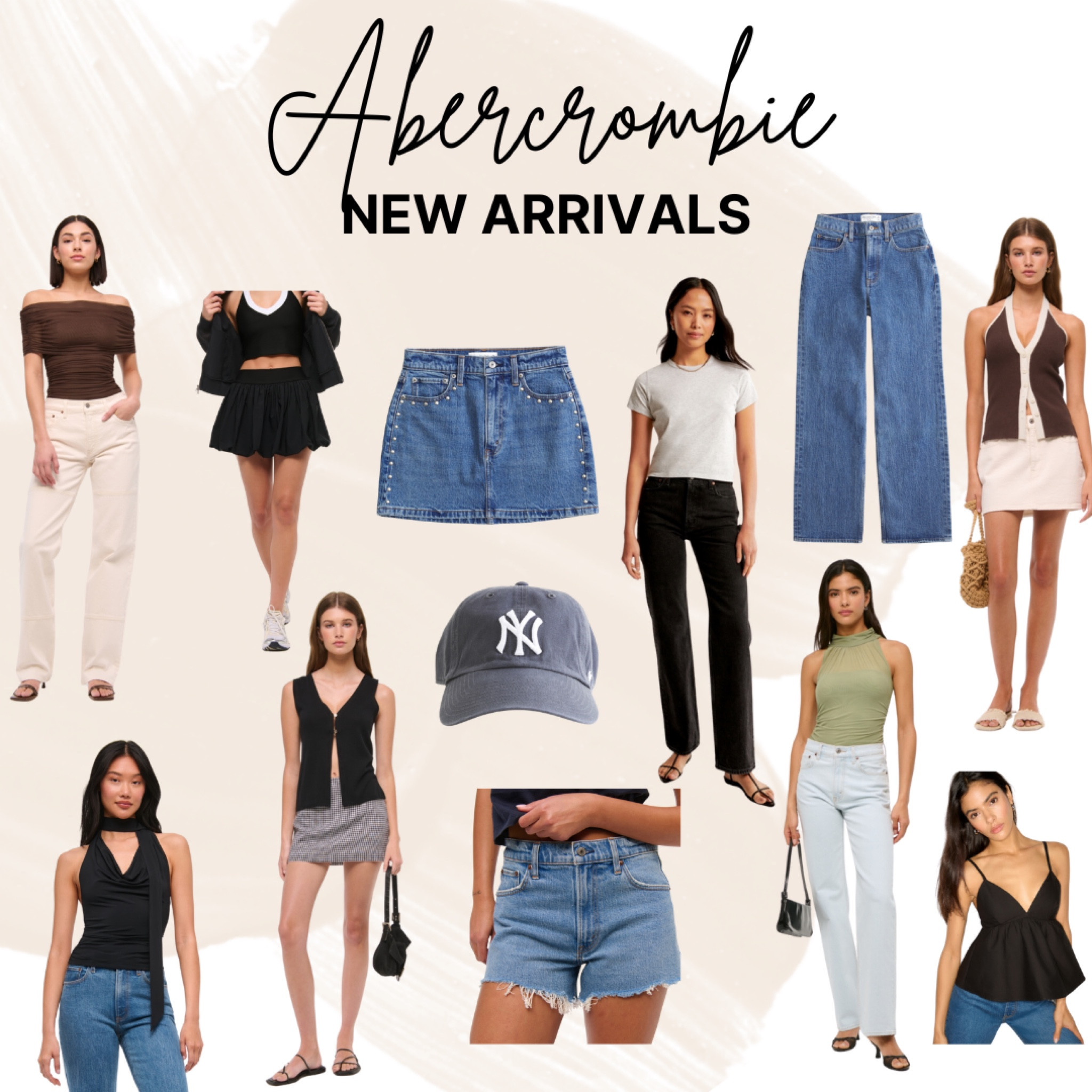 Abercrombie New Arrivals!

High rise jeans
Trendy tops
Studded skirts
Jens skirts
Off the shoulder tops
Halter tops

#LTKstyletip #LTKfindsunder100 #LTKparties