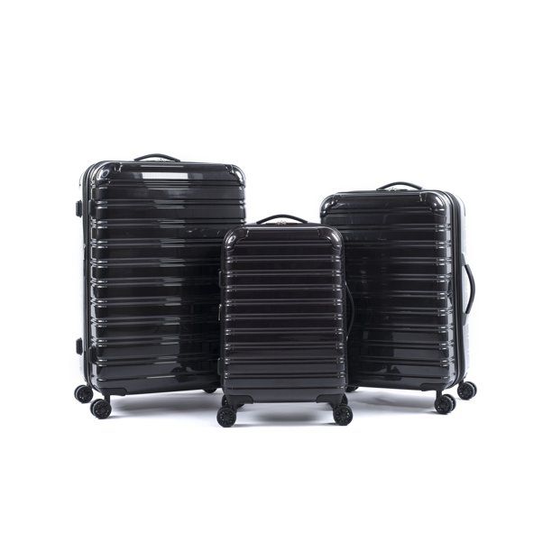 iFLY Hardside Fibertech Luggage 3 Piece Set, 20" Carry-on, 24" Checked Luggage and 28" Checked Lu... | Walmart (US)